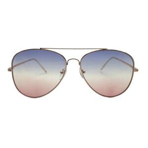 6001 | Purple/Pink Lens Aviator Sunglasses